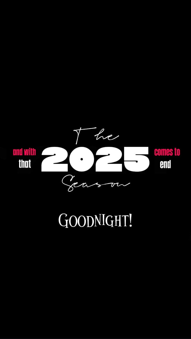 FIN DE LA SAISON 2025