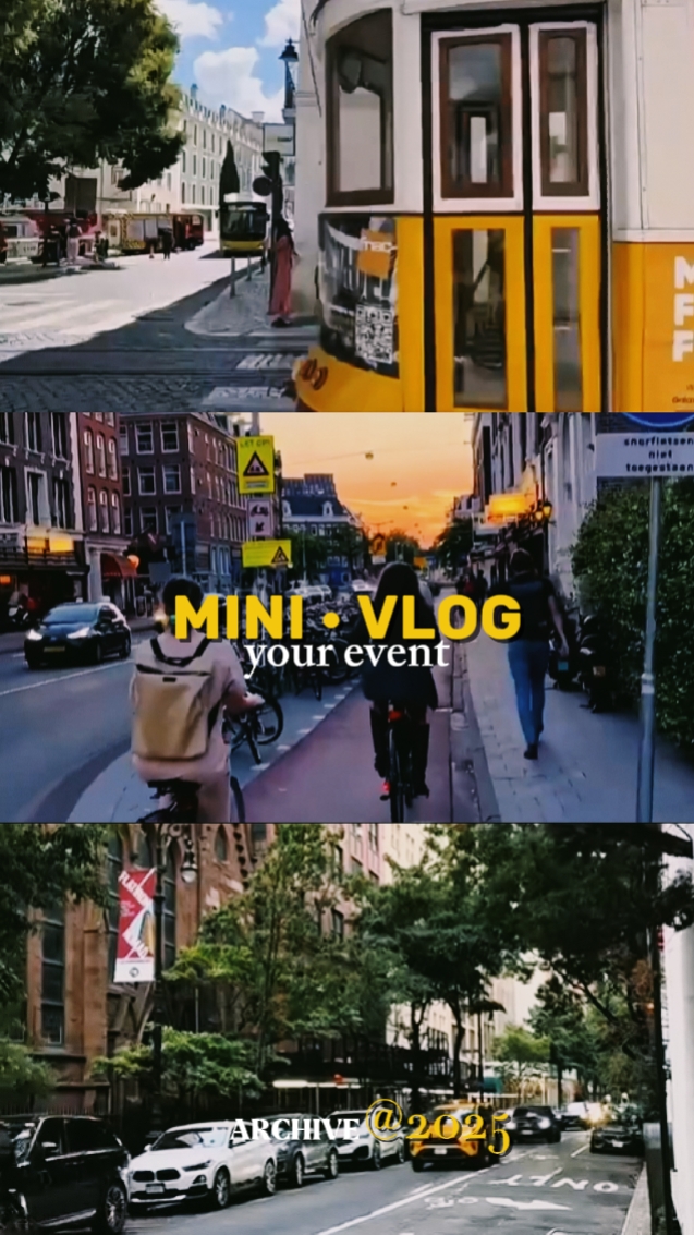 your event vlog 