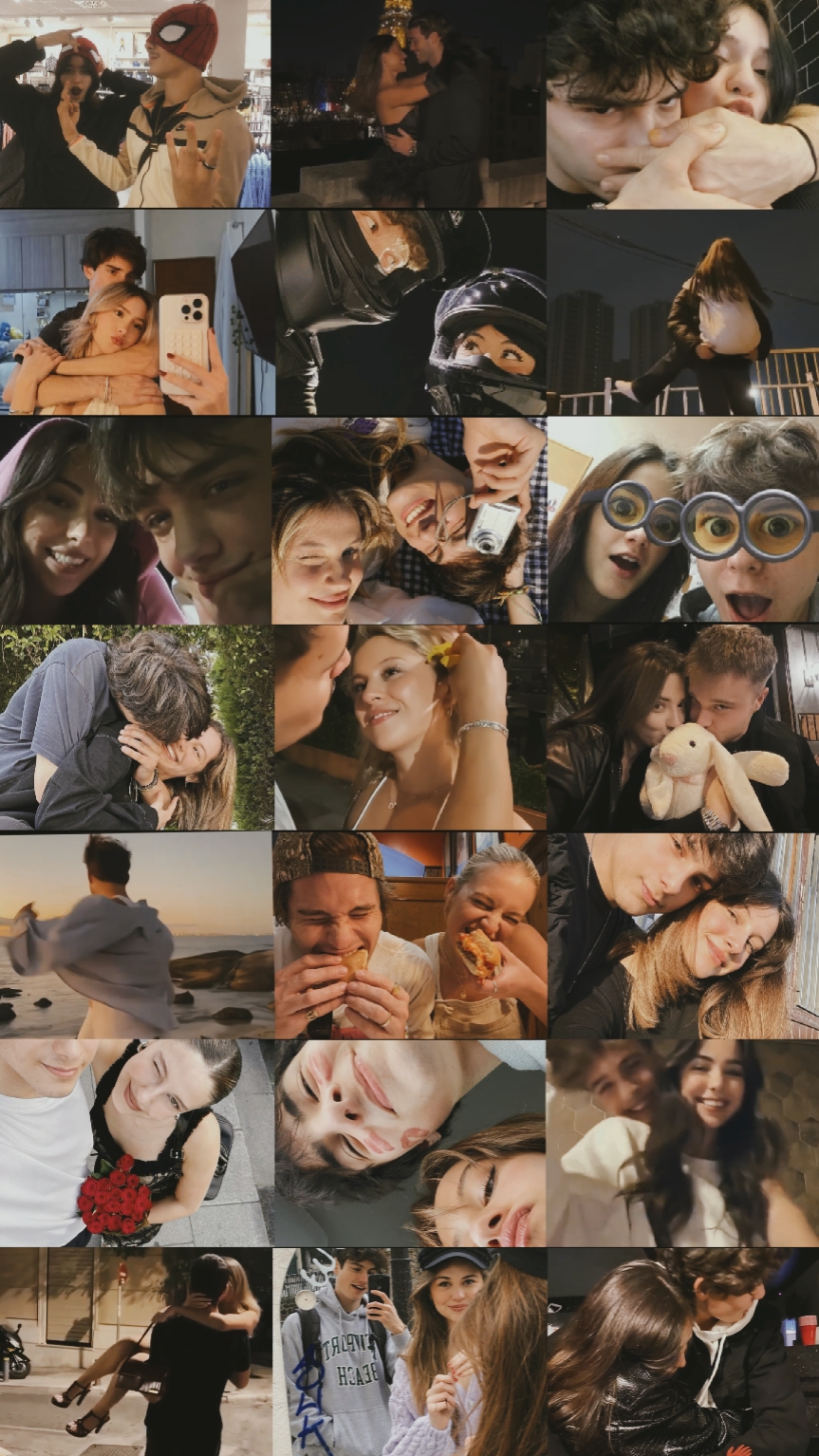 21 photos collage 