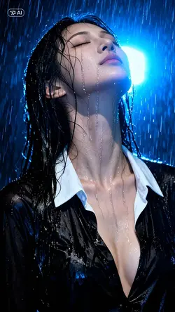 Chụp ảnh dưới mưa AI