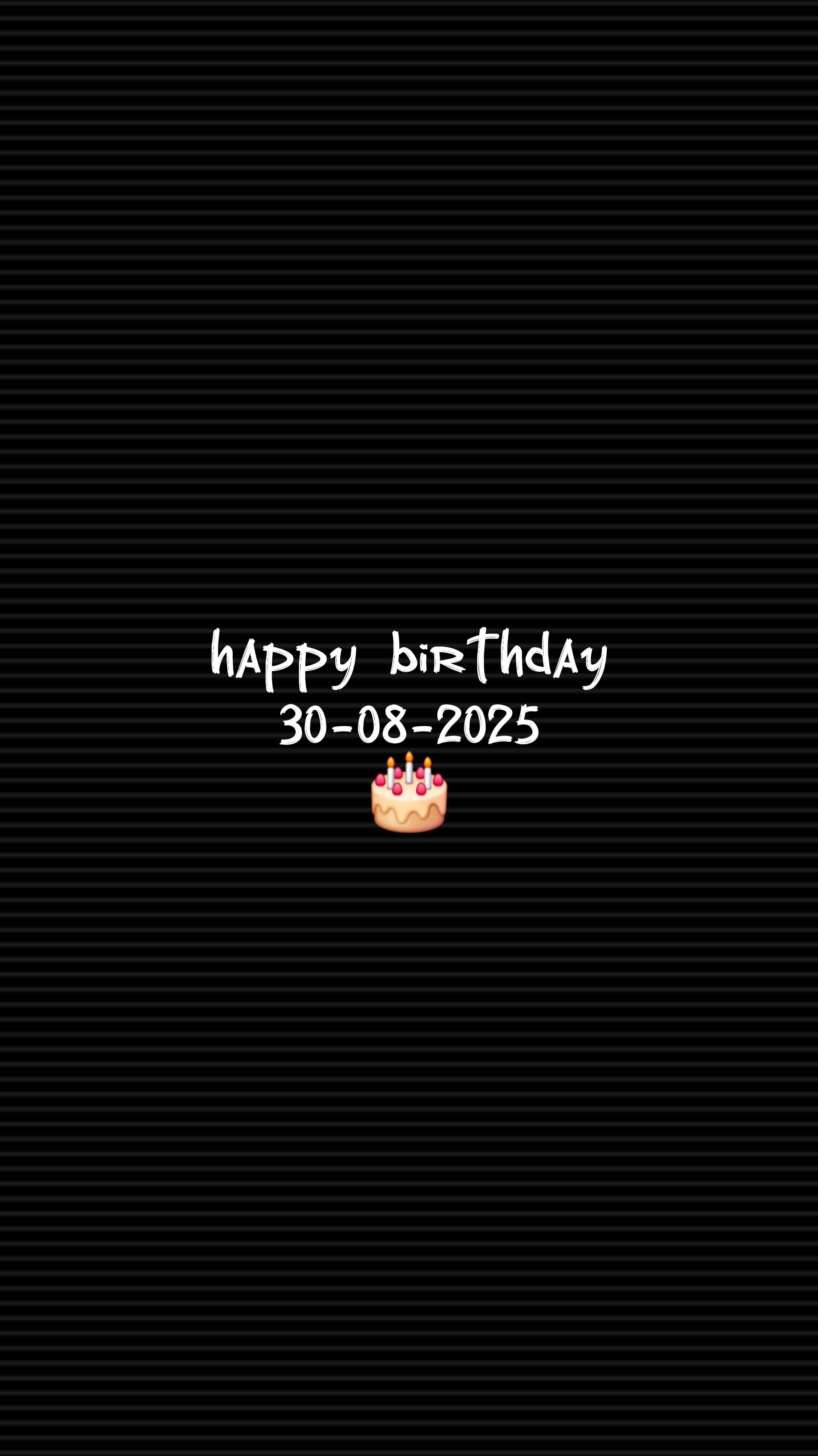 HBD 30 AOÛT 2025