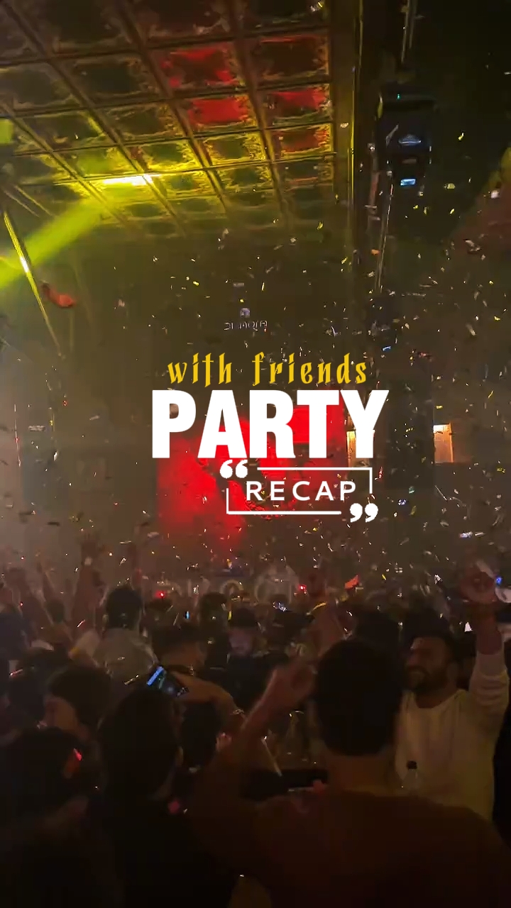 party with friends 
