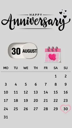 Anniversary 30August