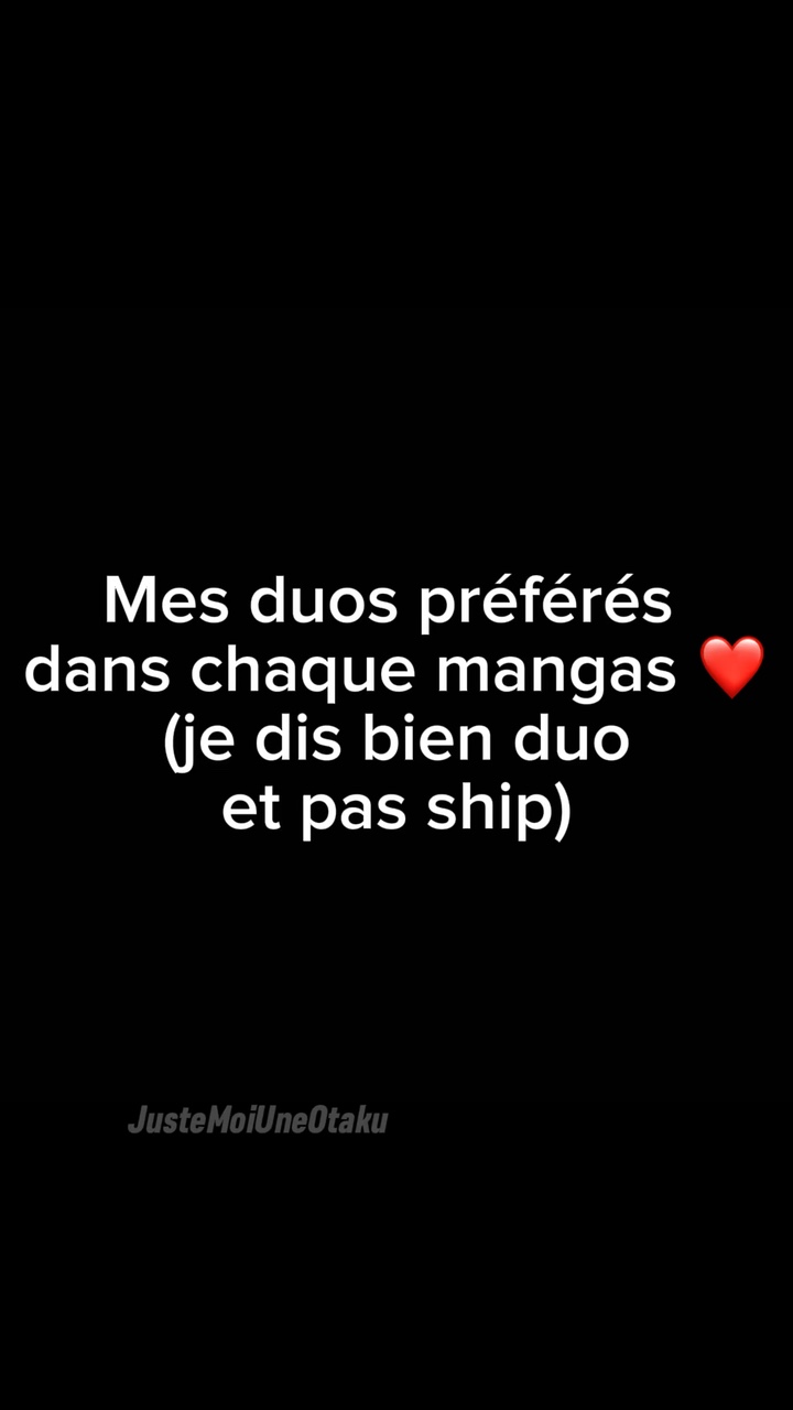 Mes duos pref <3
