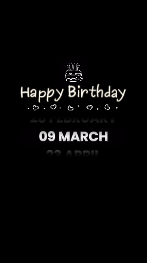 CUMPLEAÑOS 9 DE MARZO 