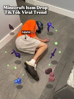 Minecraft item drop😂