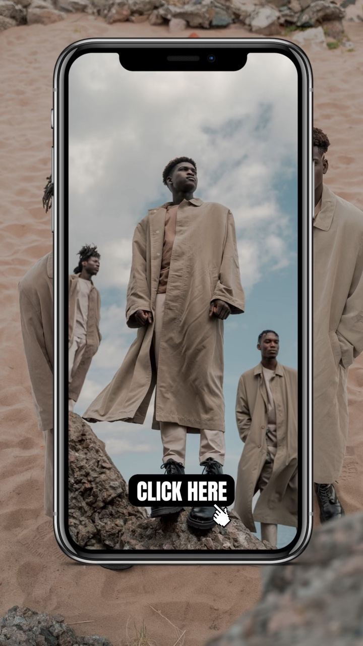 Escaparate de ropa de hombre estilo Tik Tok