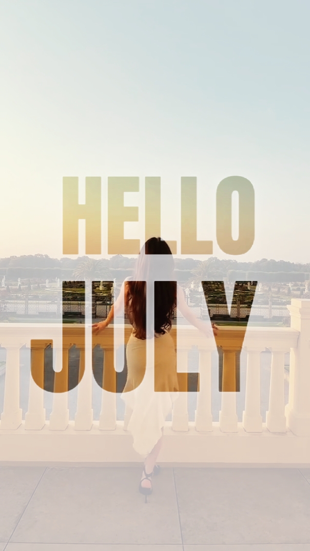 Bonjour juillet