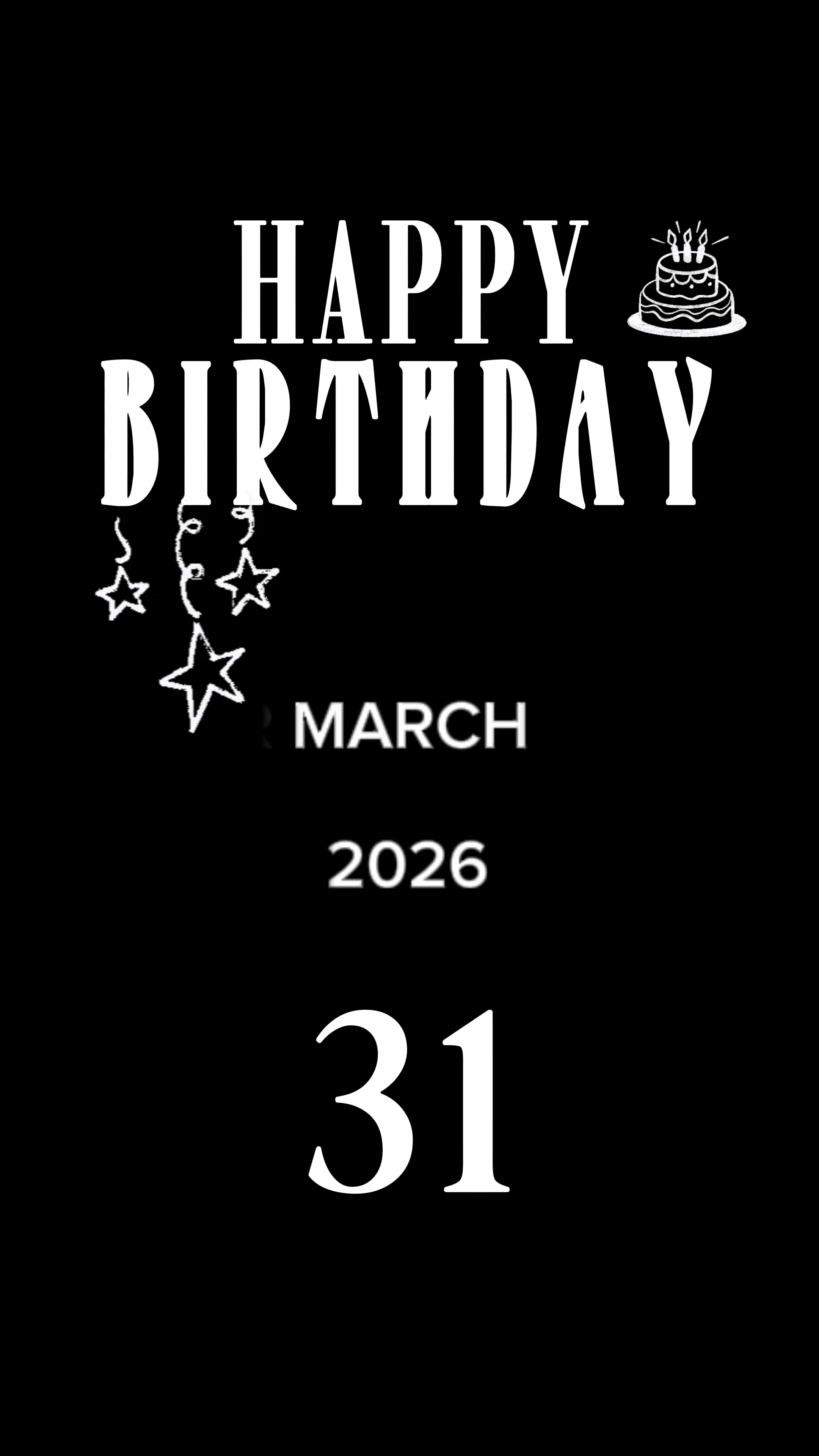 HBD 31 March