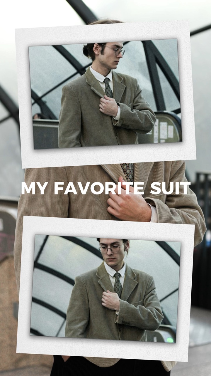 Exibição de produto de terno de homem Mostra de anúncios criativos