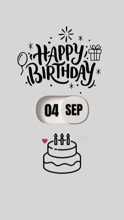 BIRTHDAY 04 SEPT 