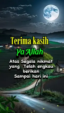 trima kasih ya Allah