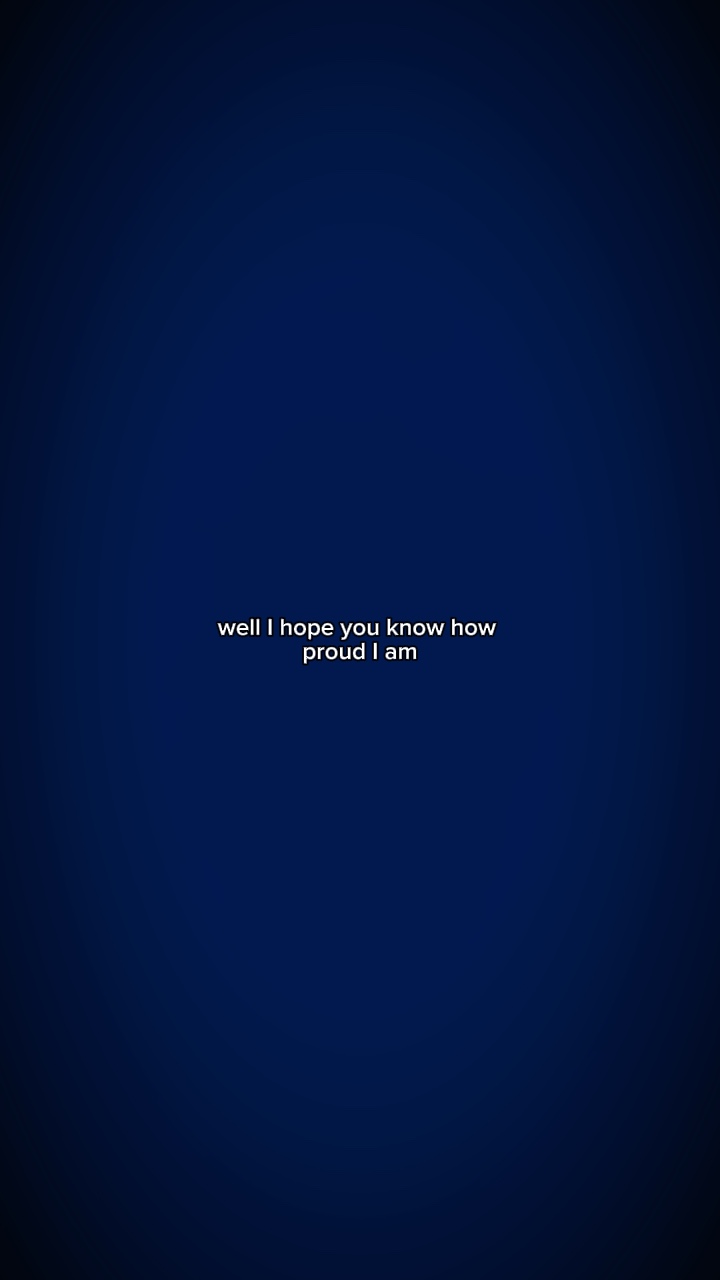 you where created