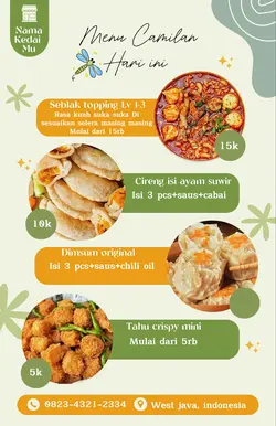 Menu camilan