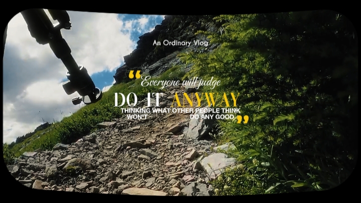 cinematic hiking