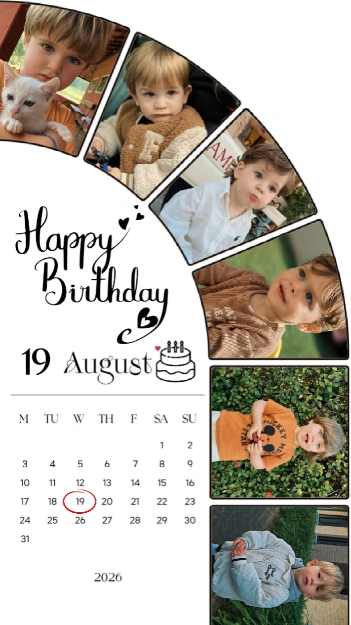 BDAY SON 19 AUGUST
