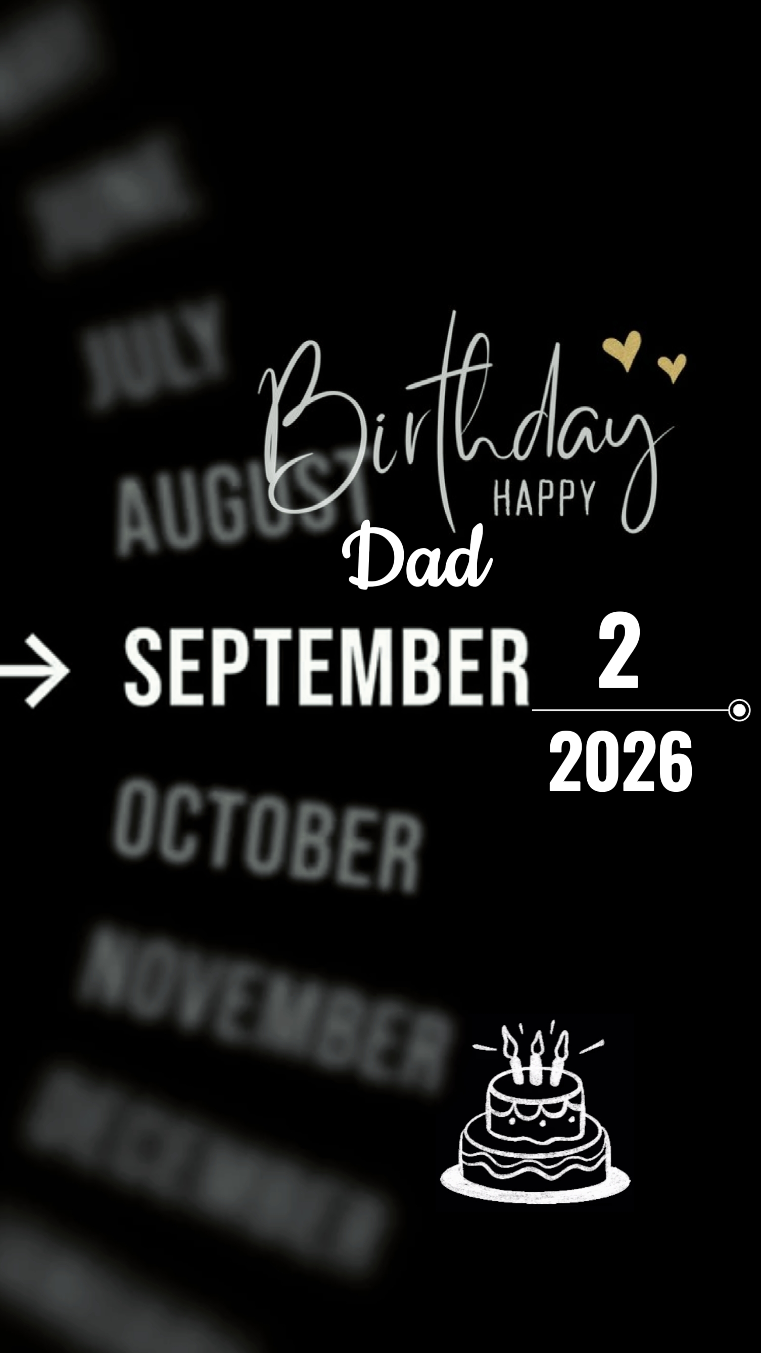 SELAMAT ULANG TAHUN AYAH 2 SEPTEMBER