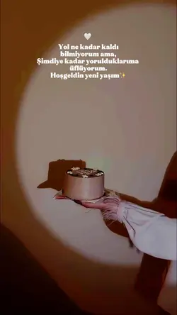 Hoşgeldin yeni yaşım
