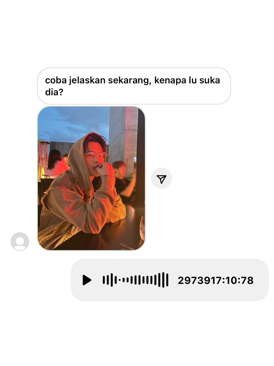 kenapa lu suka dia?