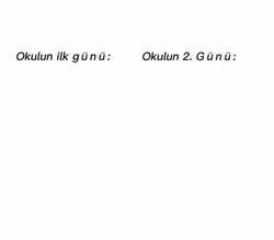 ilk ve ikinci günü
