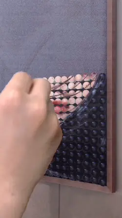 Nail mural