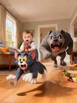 Tom & Jerry chase