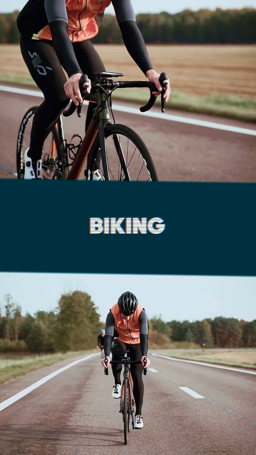 biking