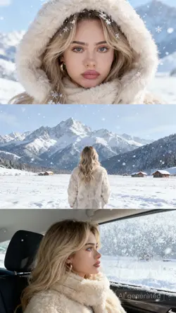 Snow photoshoot