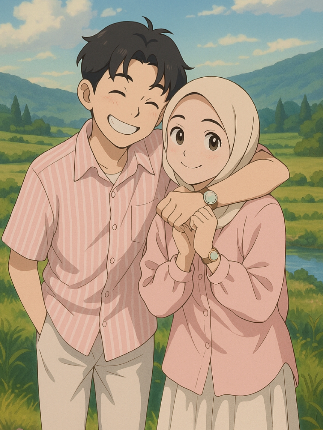 Anime couple by