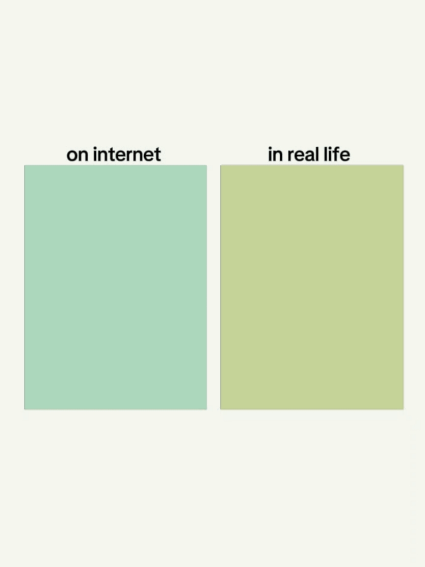 Internet laban sa totoong buhay