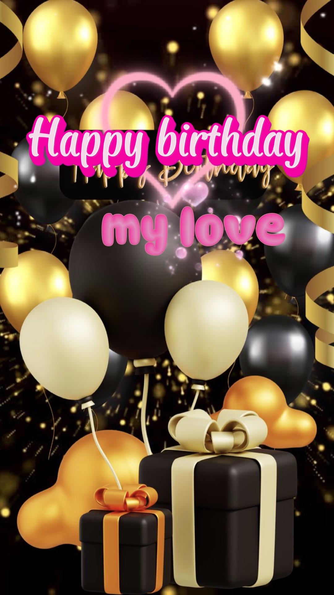 Geburtstag meine Liebe 