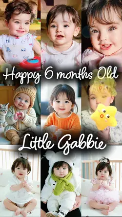 6 months Old Gabbie 
