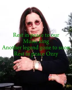 Rest in peace Ozzy