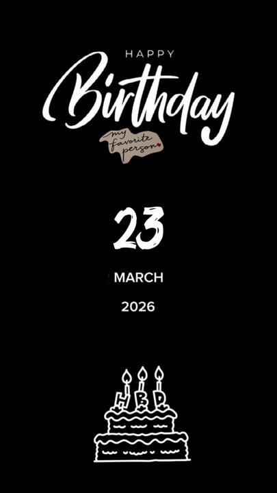 23 ULANG TAHUN MARET