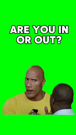 ARE YOU IN?