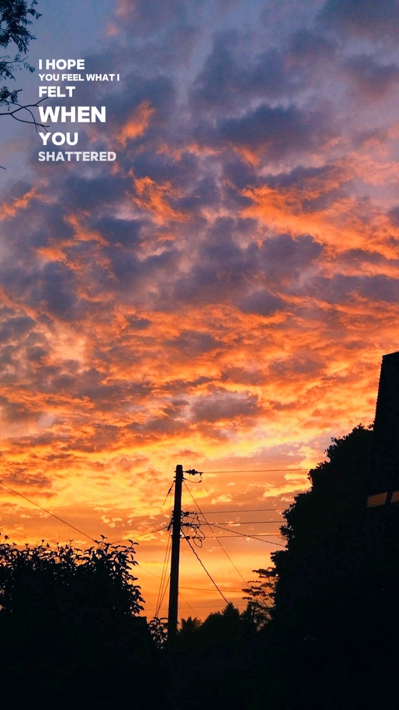 Schöner Sonnenuntergang