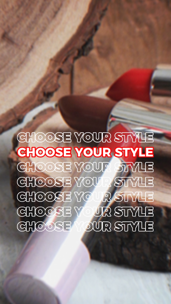 Affichage de produits de beauté battant le style TikTok