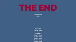 The end school