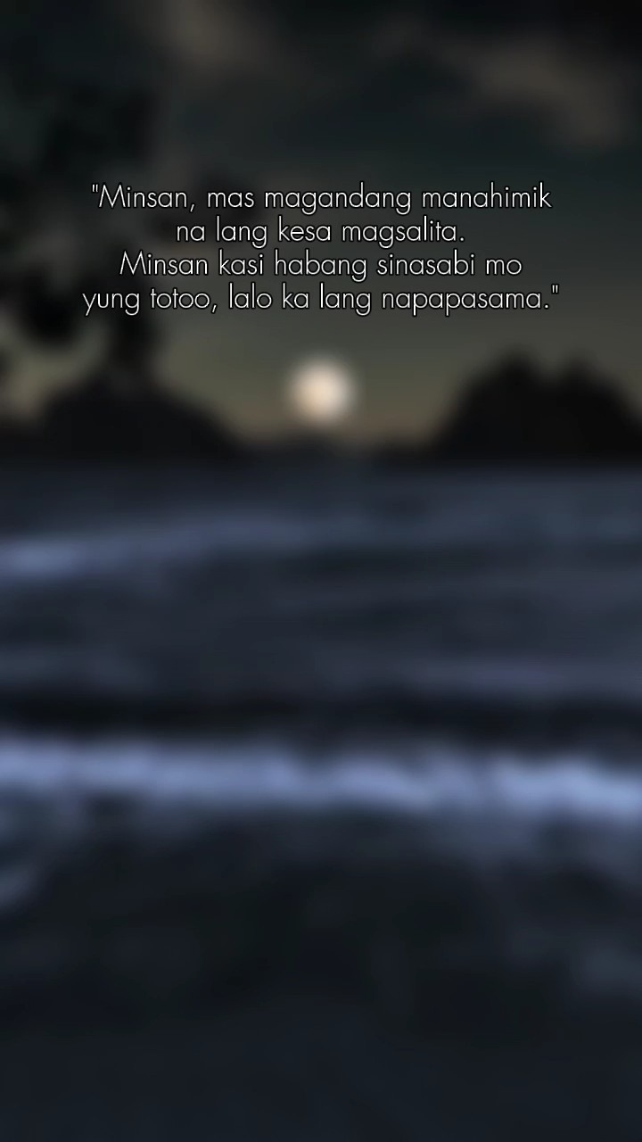 wag nlang mag talk