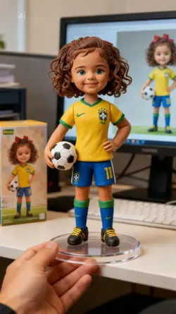 MINIATURA BRASIL 3D 