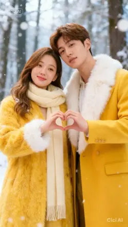 ghép ảnh tuyết rơi