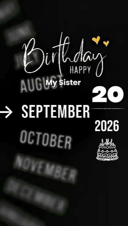 BDAY SISTER 20Septem
