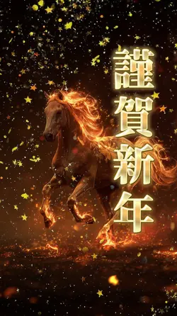 謹賀新年 1枚 テキスト変更可