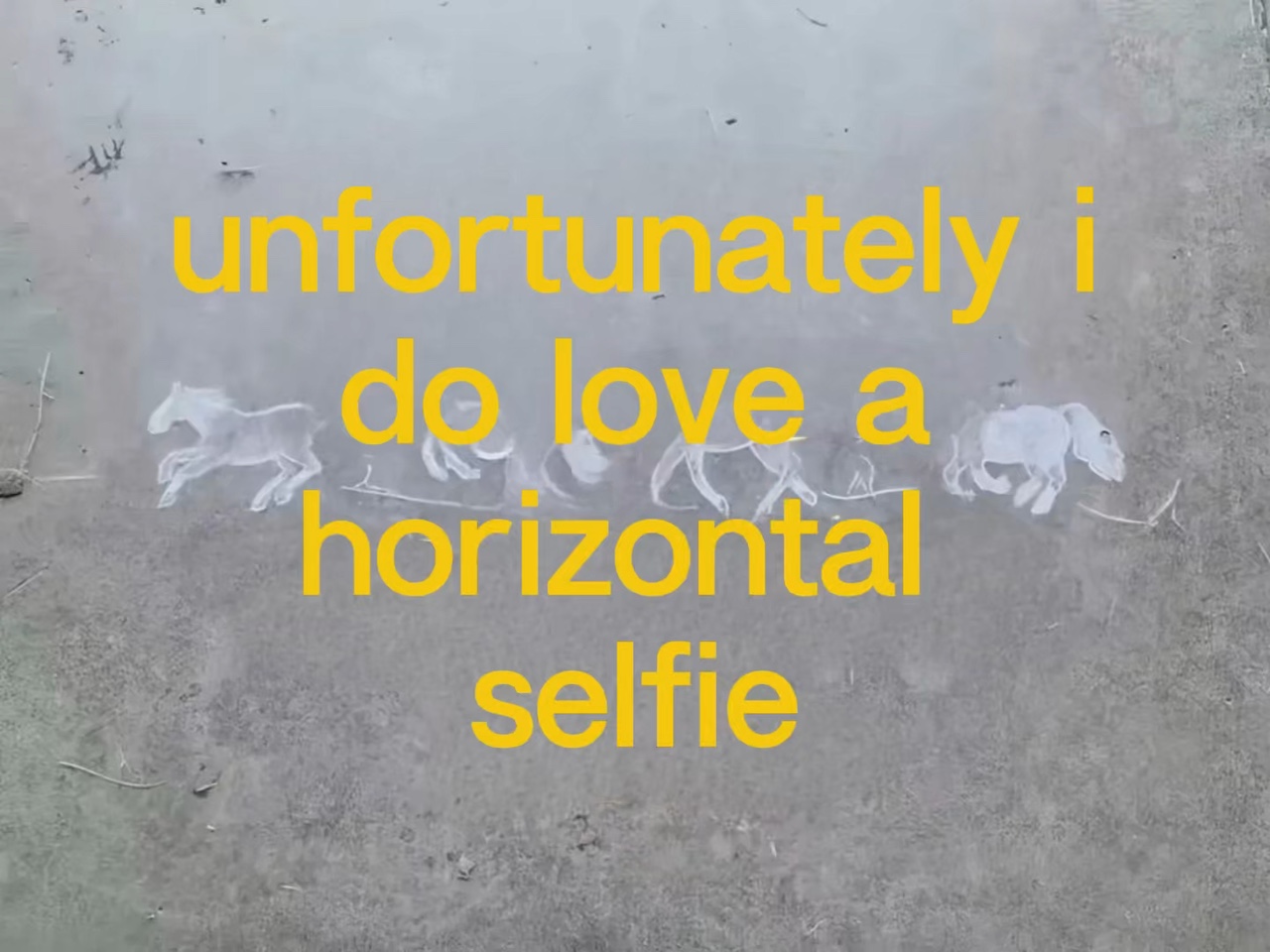 HORIZONTAL SELFIE