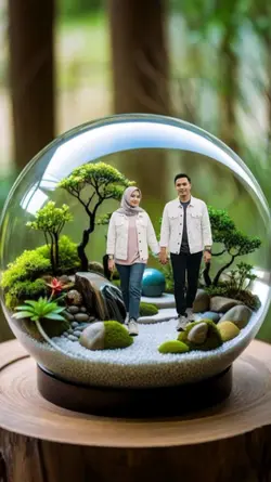 miniatur berdua 3D