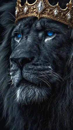 lion black king