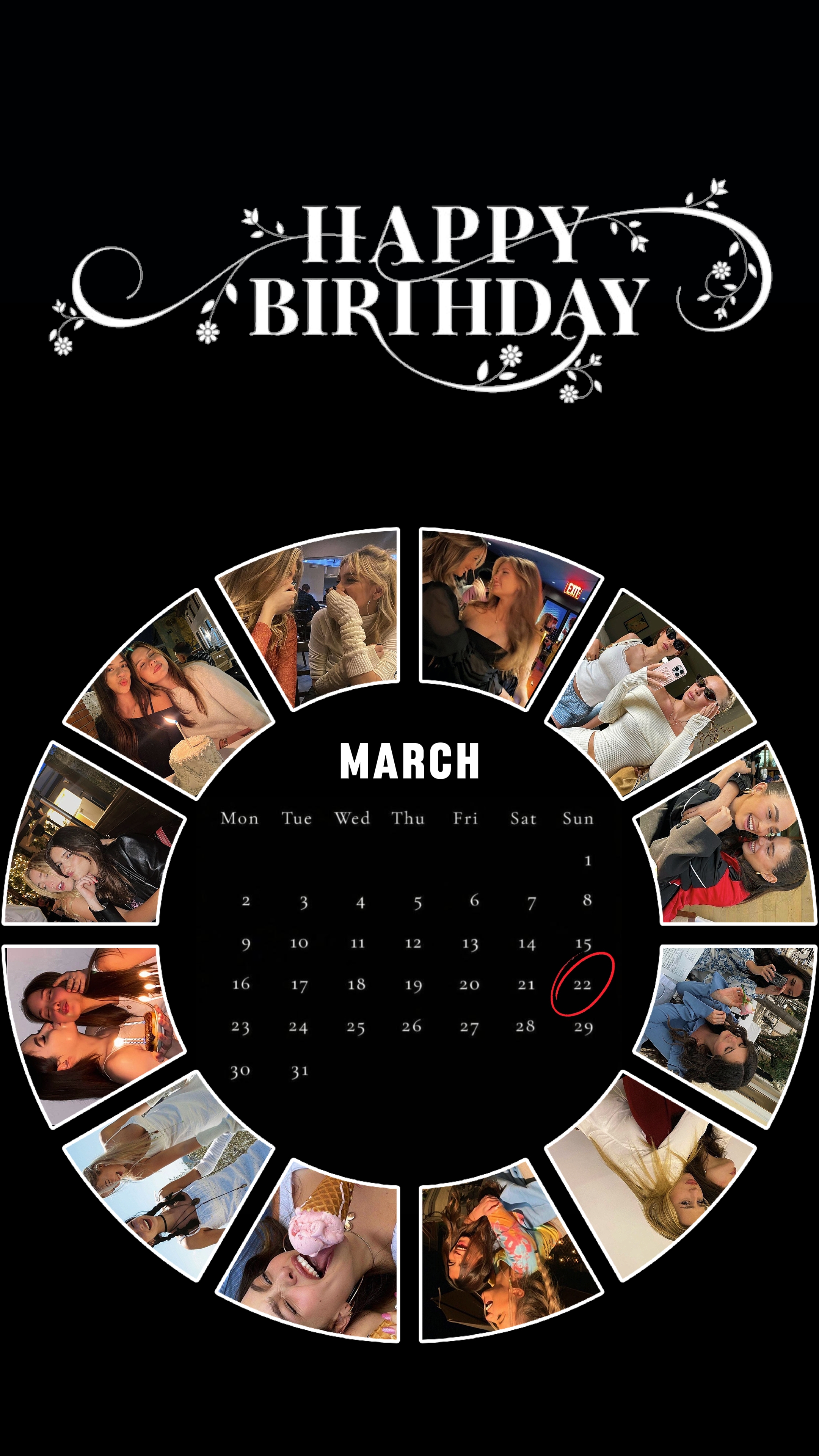 Cumpleaños 22 de marzo
