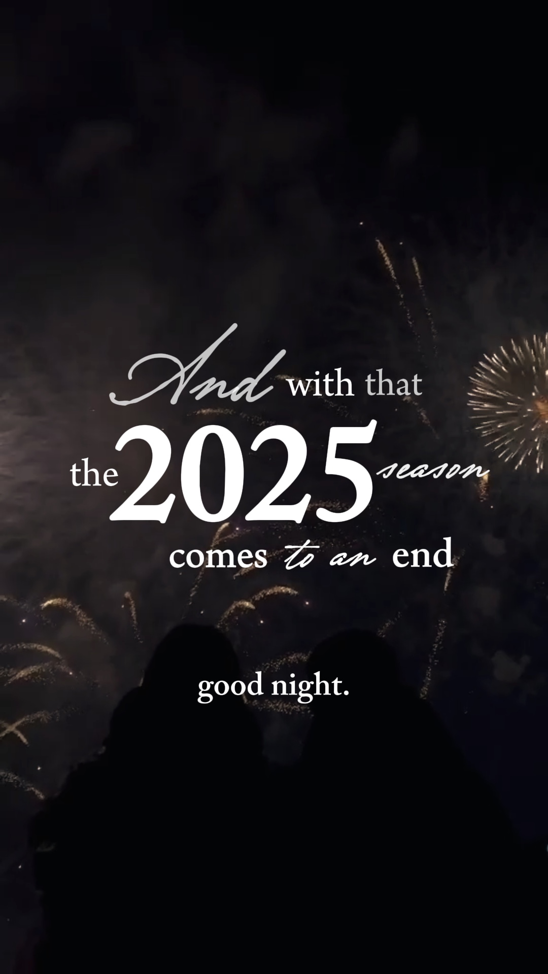 Récapitulatif de la saison 2025