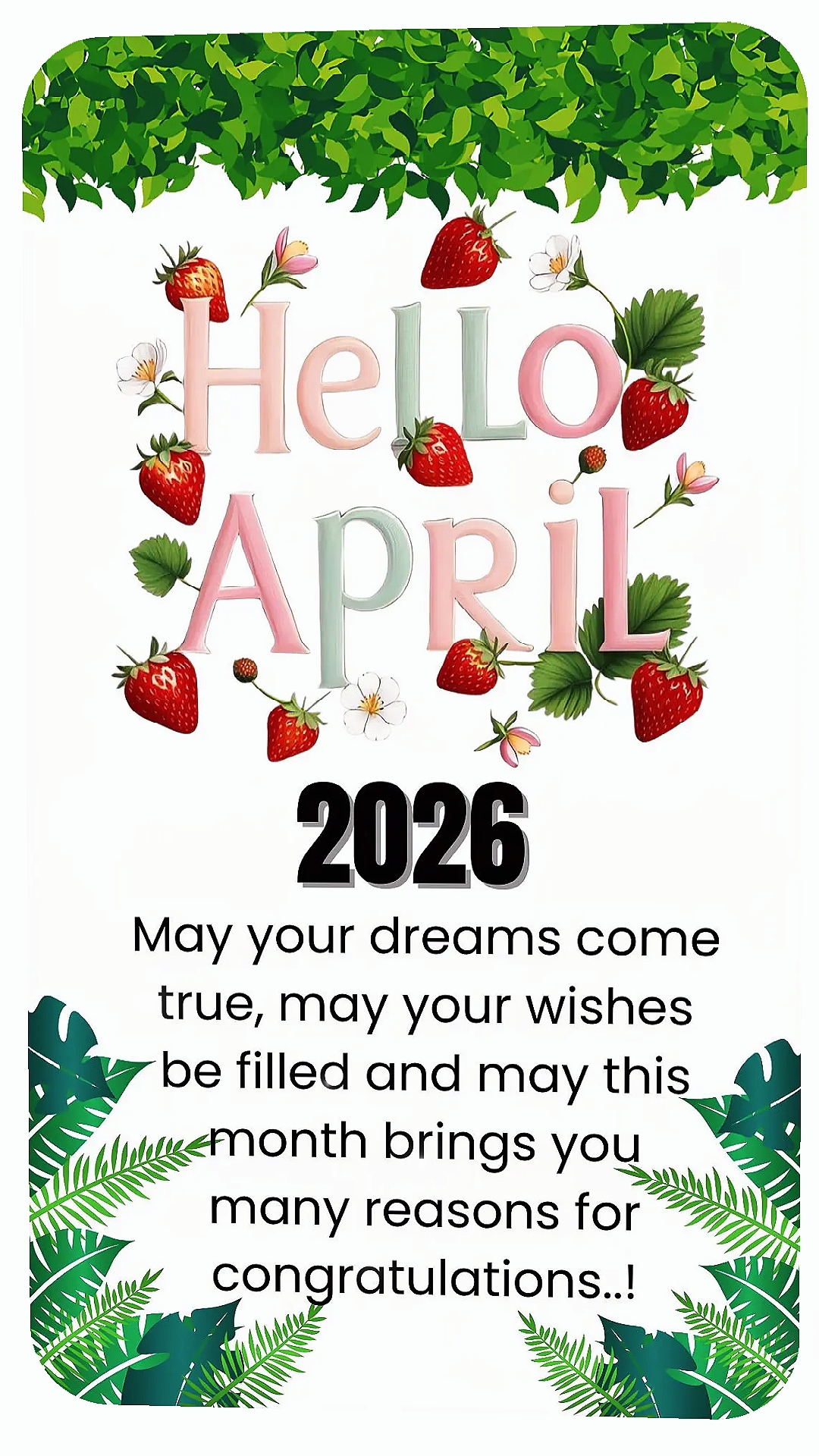 selamat datang April 2026