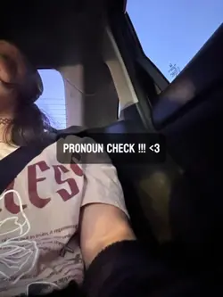 Pronoun check !!! :3